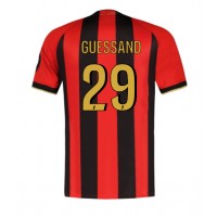 Maglia Calcio OGC Nice Evann Guessand #29 Prima Divisa 2024-25 Manica Corta